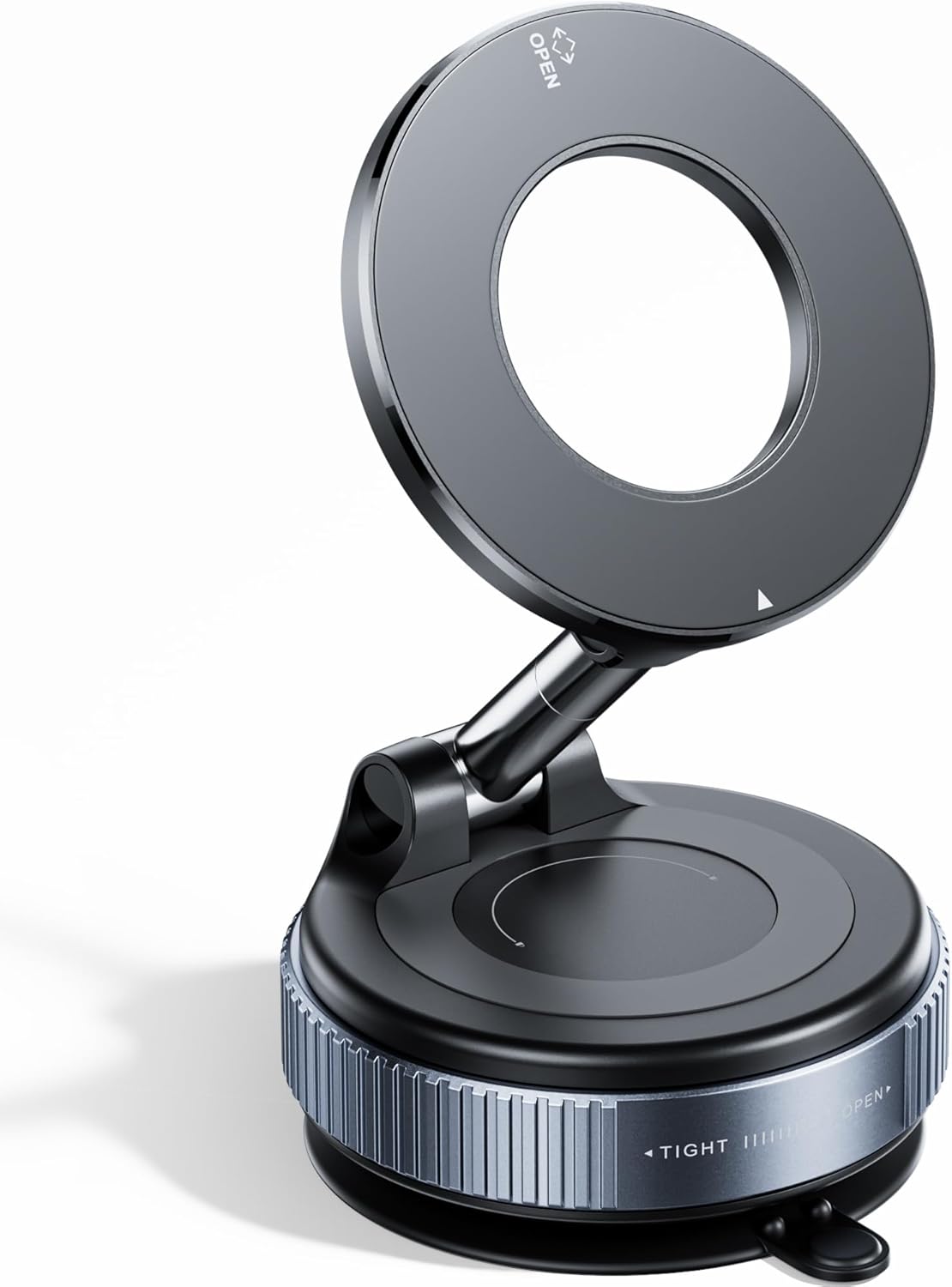 Strong Magnetic Car Phone Holder for MagSafe, Ultra Vacuum Suction Cup Phone Mount 360° Cell Phone Holders for Your Car Accessories for iPhone 16 15 14 13 12 Android
